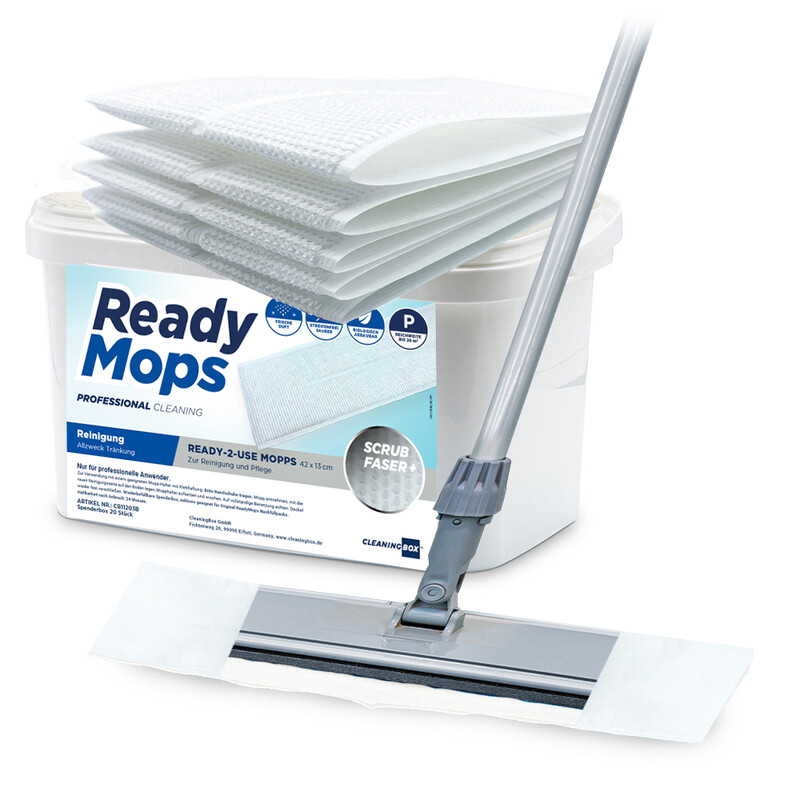 ReadyMops Professional Cleaning Eimer blau mit EinmalMopps