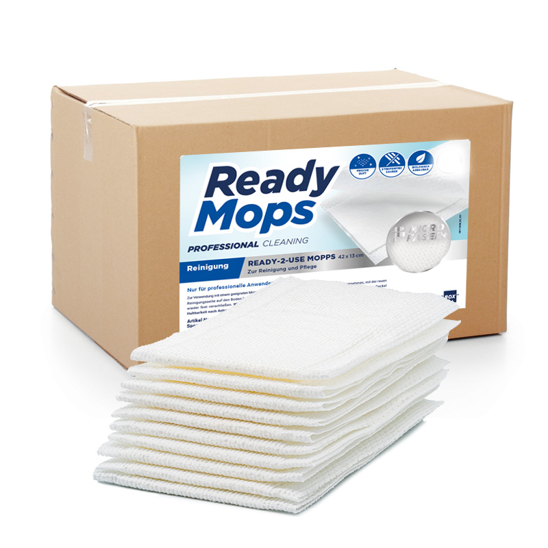 ReadyMops Professional Cleaning Eimer weiß mit EinmalMopps